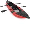 Kayak Gonfiabile 2 Posti in PVC, Canoa Gonfiabile Con 2 Pagaie Regolabili, Borsa
