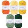 iEGrow Filato per uncinetto (50 g x 5 Colori), Lana Gomitoli a 5 fili, Filato per Maglieria e Uncinetto, Kit di Lana per Maglieria e Artigianato, Filato Acrilico Super Morbido per Principianti e Bambini 06