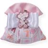 Creazioni per Enzo Sacchetto Bomboniera Baby Letterina Rosa 11x9 cm Portaconfetti Cf 10 pz