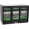 METRO Professional Frigo Vetrina per Bevande con Porta in Vetro, 308 L, alluminio/vetro, Refrigerazione Ventilata, con Serratura e Chiave