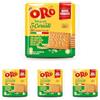 Oro Saiwa 5 Cereali, Biscotti Integrali con Frumento, Riso, Orzo, Avena e Segale, Fonte di Magnesio e Ricco di Fibre, 100% Grano Italiano, 420g (Confezione da 4)