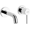 JACUZZI - RUBINETTERIA Miscelatore lavabo a muro canna 14 cm cromato - Gun di Jacuzzi - Rubinetteria