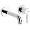 JACUZZI - RUBINETTERIA Miscelatore lavabo a muro canna 19 cm cromato - Gun di Jacuzzi - Rubinetteria