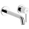 JACUZZI - RUBINETTERIA Miscelatore lavabo a muro canna 25 cm cromato - Gun di Jacuzzi - Rubinetteria
