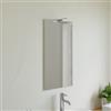 DEGHI Specchio 40x75 cm reversibile con lampada led inclusa - Raoled