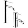 JACUZZI - RUBINETTERIA Set completo miscelatori bagno lavabo alto + bidet per piletta click clack Jacuzzi - Rubinetteria Gun