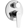 JACUZZI - RUBINETTERIA Miscelatore Jacuzzi - Rubinetteria per doccia a incasso con deviatore ottone cromato design moderno