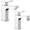 JACUZZI - RUBINETTERIA Set miscelatori per lavabo e bidet per piletta click clack Jacuzzi - Rubinetteria Tanka ottone cromato
