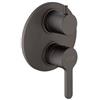 JACUZZI - RUBINETTERIA Miscelatore incasso doccia con deviatore nero opaco di Jacuzzi - Flag