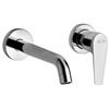 JACUZZI - RUBINETTERIA Miscelatore a muro canna 14 cm cromato - Inca di Jacuzzi - Rubinetteria