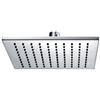 JACUZZI - RUBINETTERIA Soffione Jacuzzi - Rubinetteria anticalcare 25x25 cm in ottone cromato per braccio doccia