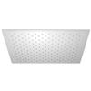 JACUZZI - RUBINETTERIA Soffione Jacuzzi - Rubinetteria 40x40 cm in acciaio inox anticalcare attacco universale