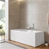 DEGHI Vasca da bagno reversibile 150 x 70 cm in acrilico 2 lati - Coronel