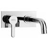 JACUZZI - RUBINETTERIA Miscelatore a muro con piastra e bocca 19 cm cromato di Jacuzzi - Flag