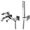 JACUZZI - RUBINETTERIA Glint Jacuzzi - Rubinetteria miscelatore con accessori per vasca in ottone cromato