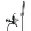 Jacuzzi - Rubinetteria gruppo vasca con accessori ottone cromato modello Aquasoul