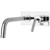 JACUZZI - RUBINETTERIA Miscelatore lavabo a muro con piastra cromato Aquasoul di Jacuzzi - Rubinetteria