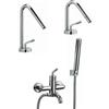 JACUZZI - RUBINETTERIA Set miscelatori Jacuzzi - Rubinetteria Aquasoul per lavabo bidet e vasca con accessori