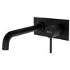 JACUZZI - RUBINETTERIA Miscelatore lavabo incasso canna 19 cm nero opaco - Gun di Jacuzzi - Rubinetteria