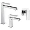 JACUZZI - RUBINETTERIA Set miscelatori a cascata lavabo alto incasso doccia e bidet per piletta Jacuzzi - Rubinetteria