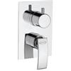 JACUZZI - RUBINETTERIA Miscelatore doccia incasso con deviatore serie RAY Jacuzzi - Rubinetteria in ottone cromato