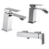JACUZZI - RUBINETTERIA Set lavabo e bidet ed esterno doccia cromo Slim di Jacuzzi - Rubinetteria