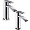JACUZZI - RUBINETTERIA Coppia di miscelatori per lavabo e bidet serie Ray Jacuzzi - Rubinetteria arredo bagno moderno