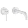 JACUZZI - RUBINETTERIA Miscelatore lavabo a muro canna 19 cm bianco opaco - Gun di Jacuzzi - Rubinetteria