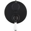 JACUZZI - RUBINETTERIA Miscelatore doccia a incasso con deviatore BRERA di Jacuzzi - Rubinetteria nero opaco e bianco