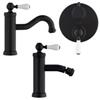 JACUZZI - RUBINETTERIA Miscelatore lavabo bidet e incasso doccia con deviatore nero e bianco Jacuzzi - Rubinetteria serie BRERA