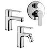 JACUZZI - RUBINETTERIA Set lavabo bidet e doccia a 2 uscite con cartuccia Energy Saving Opalia Jacuzzi- Rubinetteria