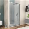 DEGHI Box doccia nicchia 110 cm scorrevole con vetro stampato e profilo cromo 200h - Skin