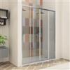 DEGHI Box doccia nicchia 170 cm doppio scorrevole con vetro trasparente e profilo cromo 200h - Skin