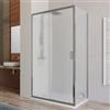 DEGHI Box doccia 75x115 cm scorrevole con vetro stampato e profilo cromo 200h - Skin
