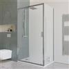 DEGHI Box doccia 90x115 cm scorrevole con vetro trasparente e profilo cromo 200h - Skin