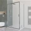 DEGHI Box doccia 90x135 cm scorrevole con vetro trasparente e profilo cromo 200h - Skin