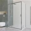 DEGHI Box doccia 90x140 cm scorrevole con vetro trasparente e profilo cromo 200h - Skin
