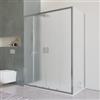 DEGHI Box doccia 80x150 cm doppio scorrevole con vetro stampato e profilo cromo 200h - Skin