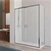 DEGHI Box doccia 70x160 cm doppio scorrevole con vetro trasparente e profilo cromo 200h - Skin