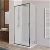 DEGHI Box doccia 75x100 cm scorrevole con vetro stampato e profilo cromo 200h - Skin