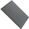 JACUZZI - RUBINETTERIA Soffione anticalcare ultraslim 25x25 cm in acciaio nero opaco Jacuzzi - Rubinetteria