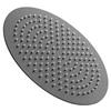 JACUZZI - RUBINETTERIA Soffione tondo 20 cm anticalcare ultraslim in acciaio nero opaco Jacuzzi - Rubinetteria