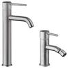 JACUZZI - RUBINETTERIA Set miscelatori lavabo alto e bidet finitura satinata Gun di Jacuzzi - Rubinetteria