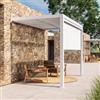 DEGHI Pergola con tetto a lamelle 3x2 m in alluminio bianco - Enea