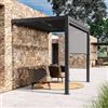 DEGHI Pergola con tetto a lamelle 3x2 m in alluminio antracite - Enea