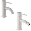 JACUZZI - RUBINETTERIA Set miscelatori lavabo + bidet bianco opaco Gun di Jacuzzi - Rubinetteria