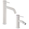 JACUZZI - RUBINETTERIA Set miscelatori lavabo alto + bidet bianco opaco Gun di Jacuzzi - Rubinetteria