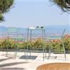 DEGHI Set bistrot con tavolo alto e 2 sgabelli in acciaio verde marino - Faber