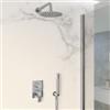 JACUZZI - RUBINETTERIA Composizione doccia Jacuzzi - Rubinetteria Ray con braccio soffione doccino e miscelatore con deviatore