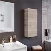 DEGHI Semicolonna da bagno sospesa con 1 anta 30x80 h cm in rovere atlas - Union